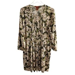 Sundance Floral Print‎ Pintucked Pleated Prairie Dress size medium